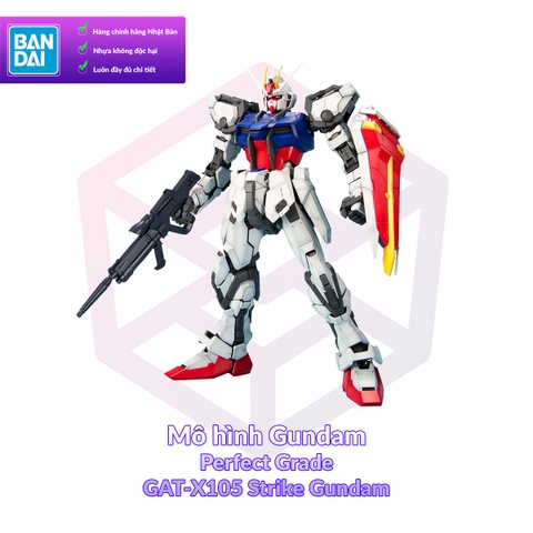 Mô Hình Gundam Bandai PG GAT-X105 Strike Gundam 1/60 Gundam Seed [GDB] [BPG]