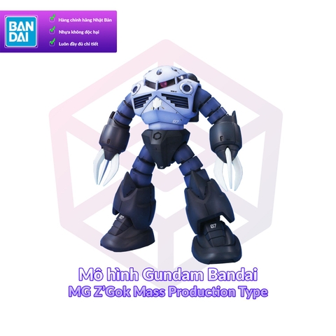 Mô hình Gundam Bandai MG Z’Gok Mass Production Type 1/100 Mobile Suit Gundam [GDB] [BMG]