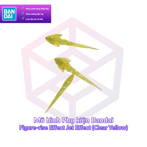 Mô hình Phụ kiện Bandai Figure-rise Effect Jet Effect (Clear Yellow) [MKB]