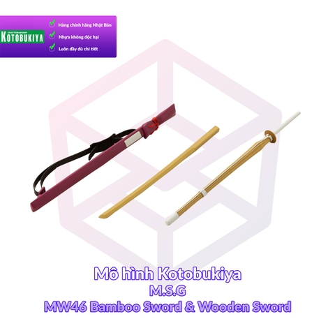 Phụ kiện mô hình Kotobukiya M.S.G MW46 Bamboo Sword & Wooden Sword [KTB] [MSG]