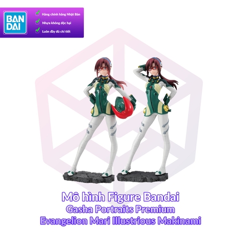 Mô hình Figure Bandai Gasha Portraits Premium Evangelion Mari Illustrious Makinami [FCH]