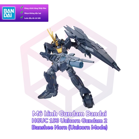 Mô hình Gundam Bandai HGUC 153 Unicorn Gundam 2 Banshee Norn (Unicorn Mode) 1/144 MS Gundam UC [GDB] [BHG]