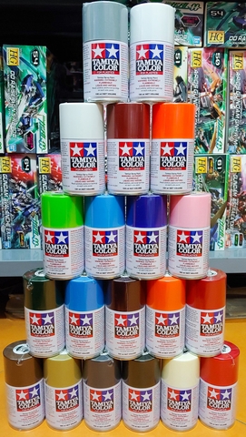 Bình xịt mô hình Tamiya Spray Paint gồm 20 màu từ TS-61 ~ TS-80 [SMH]