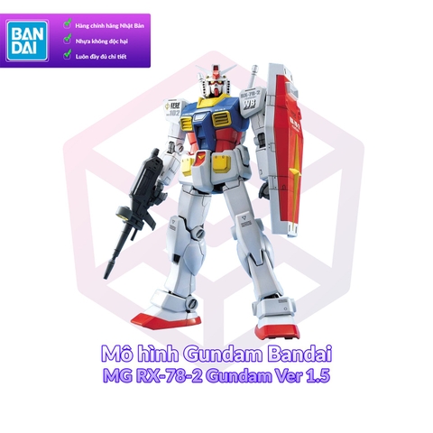 Mô hình Gundam Bandai MG RX-78-2 Gundam Ver 1.5 1/100 [GDB] [BMG]