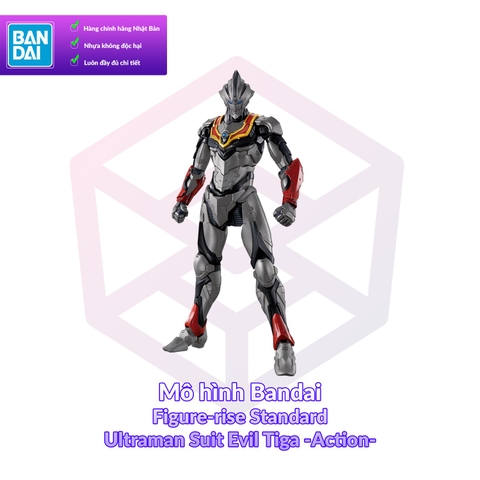 Mô hình Bandai Figure-rise Standard Ultraman Suit Evil Tiga -Action- [GDB] [FRS]