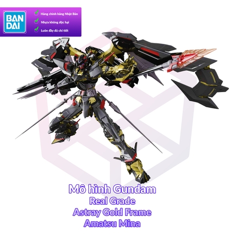 Mô Hình Gundam Bandai RG 24 Gundam Astray Gold Frame Amatsu Mina 1/144 Seed Astray [GDB] [BRG]