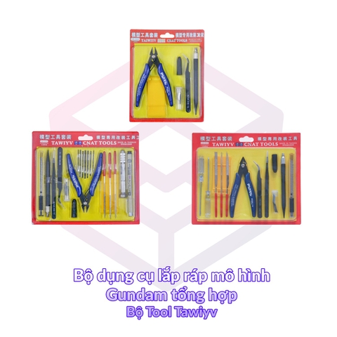 Bộ dụng cụ lắp ráp mô hình Gundam tổng hợp Bộ Tool Tawiyv – Tool [TAM]