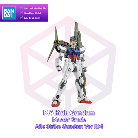 Mô Hình Gundam P-Bandai MG Aile Strike Gundam Ver RM Launcher & Sword Striker Pack 1/100 SEED [GDB] [BMG]