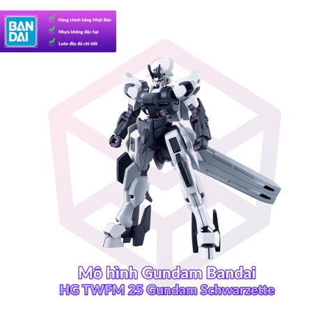 Mô hình Gundam Bandai HG TWFM 25 Gundam Schwarzette 1/144 MS Gundam TWFM [GDB] [BHG]