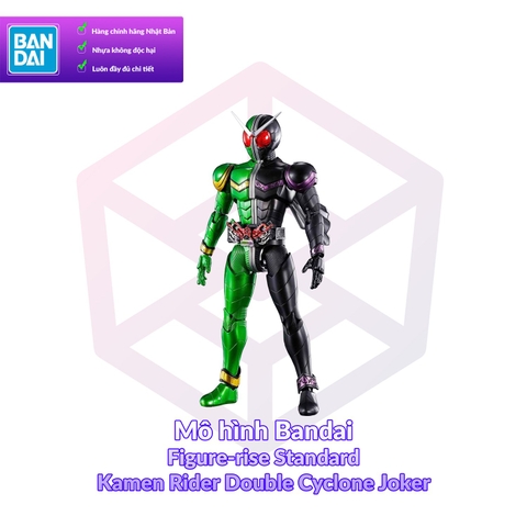 Mô hình Bandai Figure-rise Standard Kamen Rider Double Cyclone Joker [FRS]