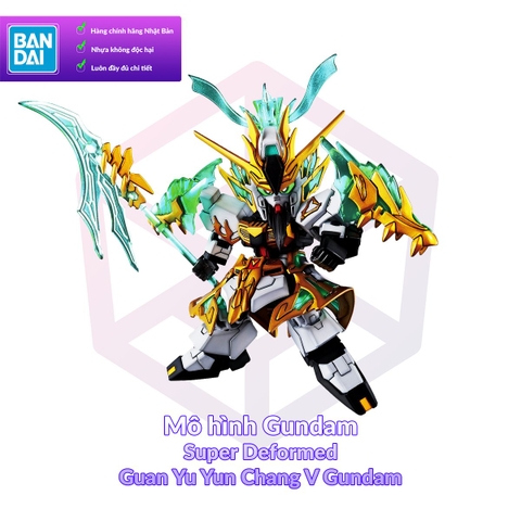 Mô Hình Gundam Bandai SD 002 Guan Yu Yun Chang V Gundam Sangoku Soketsuden [GDB] [BSD]