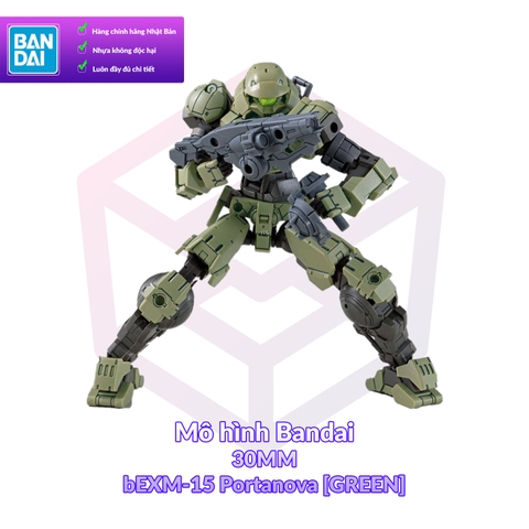 Mô hình Bandai 30MM bEXM-15 Portanova [Green] 1/144 30 Minutes Missions [30MM]