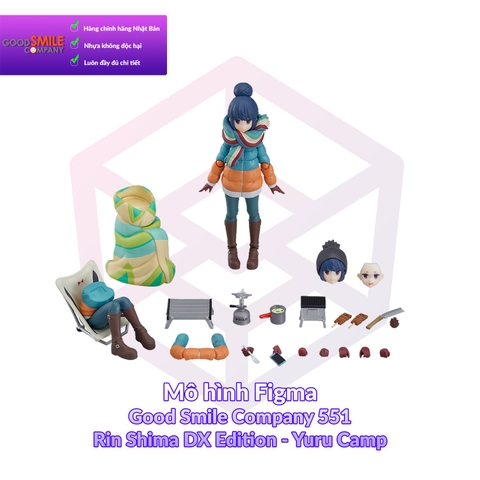 Mô hình Figma Good Smile Company 551 Rin Shima DX Edition - Yuru Camp [GSC]