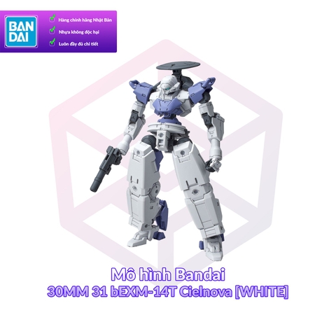 Mô hình Bandai 30MM 31 bEXM-14T Cielnova [WHITE] 1/144 [GDB] [30MM]