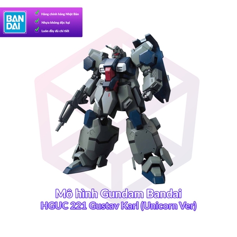 Mô hình Gundam Bandai HGUC 221 Gustav Karl (Unicorn Ver) 1/144 MS Gundam UC [GDB] [BHG]