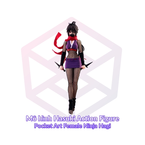 Mô hình Hasuki Action Figure - Pocket Art Female Ninja Hagi [FCH]
