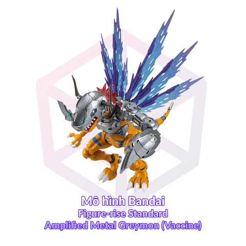 Mô hình Bandai Figure-rise Standard Amplified Metal Greymon (Vaccine) [GDB] [FRS]