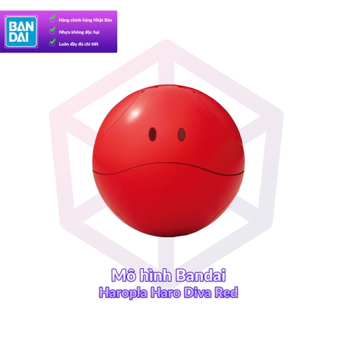 Mô hình Bandai Haropla Haro Diva Red [GDB]