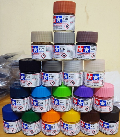 Sơn mô hình Tamiya Acrylic Paint X-22 ~ X-34 [SMH]