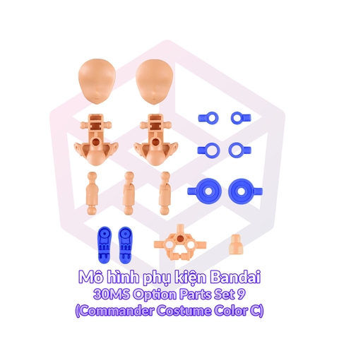 Mô hình phụ kiện Bandai 30MS Option Parts Set 9 (Commander Costume Color C) [GDB] [30MS]