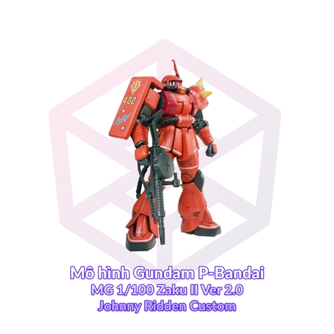 Mô hình Gundam P-Bandai MG 1/100 Zaku II Ver 2.0 Johnny Ridden Custom [GDB] [BMG]