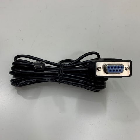 Cáp 3M 10ft Communication Port RS232 Shielded Cable Mini USB 2.0 Male to RS232 DB9 9 Pin Female For Xinje Servo Drive Programming Data DS2 DS3 DS5B/5C/5E/5L Download Line