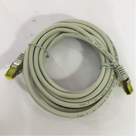 Dây Nhẩy CSL-Computer CAT7 S/FTP AWG26 Netzwerkkabel Gigabit Ethernet LAN Kabel 10000 Mbit/s Patch Cord Straight-Through Cable PVC Jacketed Grey Length 4M