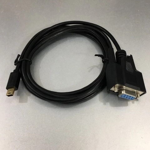 Cáp Chuyển Đổi Mini USB 5 Pin Male to RS232 Female Converter Cable Dài 1.2M For TTSC Alpha 4L Mobile Printer