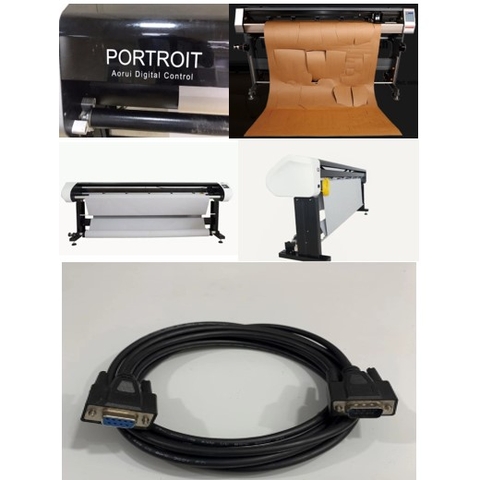 Cáp Điều Khiển RS232 Serial Port Data Cable DB9 Male to DB9 Female Dài 5M For Máy Vẽ Phun, Máy Vẽ Bút Vẽ Đồ May Mặc Inkjet Plotter TW-1800P ST-1800T