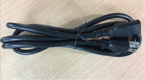 Dây Nguồn 3 Chân 2 Dẹt 1 Tròn Có Tiếp Địa TA HSING E-74893 TA-5 TA-3 AC Power Cord Japan JIS C 8303 IEC C13 14 AWG 15A 125V 3X2.08mm Dài 1.8M