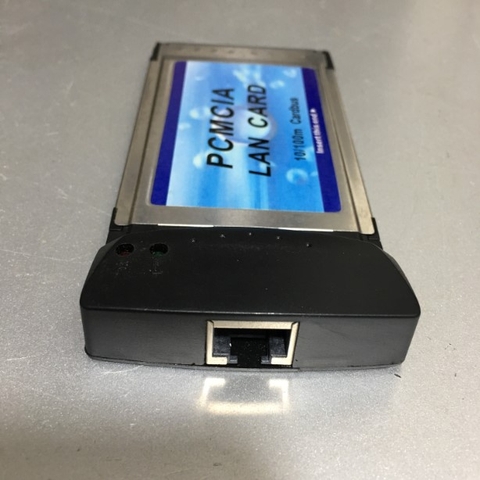 PCMCIA CardBus 54mm to LAN 1 Port Adapter