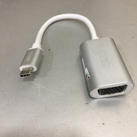 Cáp Chuyển Đổi Tín Hiệu Type C to VGA Chính Hãng Unitek Y-6315 For MacBook Pro