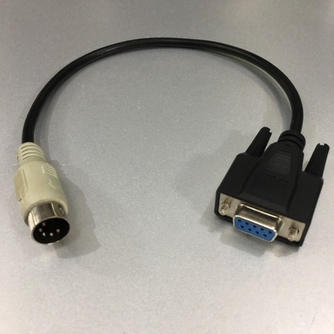 Cáp Chuyển Đổi Tín Hiệu 5 Pin DIN Male to DB9 Serial 9 Pin Female Cable Convertor Length 30Cm