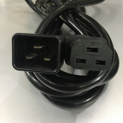 Dây Nguồn E-JUN EJ-99 EJ-88 Power Cord IEC 60320 C20 Plug to C21 Connector 16A 250V 3X2.5mm² length 2.5M
