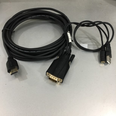 Cáp Chuyển Đổi Tín Hiệu HDMI to VGA có Audio Chính Hãng MT-VIKI MT-HV5001 Length 5M