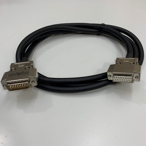 Cáp DB15 D-Sub 2 Rows Male to Female 15 Pin D-Sub Cable Dài 1M 3.3ft For Máy Móc Thiết Bị Y Tế, Dược Phẩm Máy Bơm Watson Marlow Peristaltic Pump Cable Analogue Signals and Remote Control