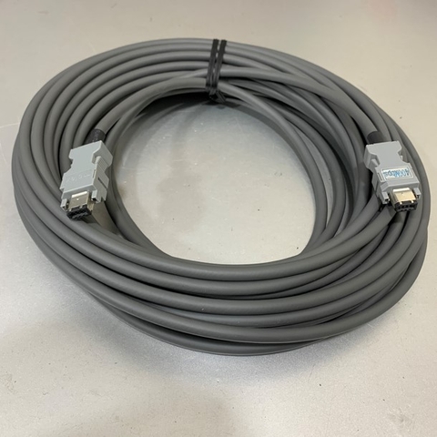 Cáp Kết Nối Lagerwerk AVL EX0710 IEEE 1394 6 Pin to 6 Pin 10M For Servo Motor Encoder Cable Yaskawa Matsushita Delta Servo Drive Encoder SM-6P Connector CN2 CN3 1394