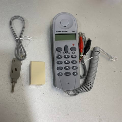 Bộ Test Check Telephone Line Có Màn Hình Tổ Hợp Test, Sửa Chữa Đường Dây Điện Thoại CHINO-E C019 Telephone Phone Line