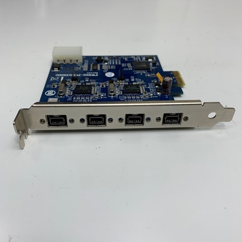 Card Công Nghiệp IOI Technology Corporation PCI Express FWBX2-PCIE1XE220 Rev 1.2.1 Dual Channel 4 Port IEEE1394-B FireWire 800 PCI Express X1 For Industrial PC Desktop Computer