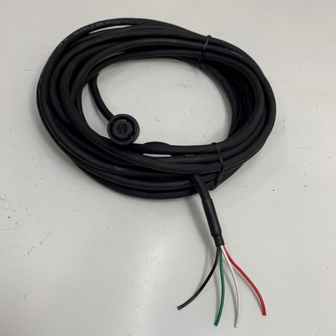 Cáp 6M 20ft Yaskawa JZSP-CMM60-03-E Power Servo Cable Connector JAE JN1DS04FK1 4 Pin to 4 Core For Yaskawa Servo Motor SGMCS