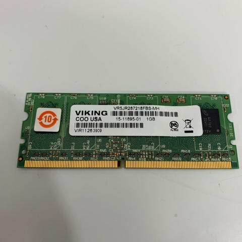 Bộ Nhớ RAM Memory VIKING 1GB VR5JR287218FBS-MH For Cisco Series Transport Node Controller Switch Module