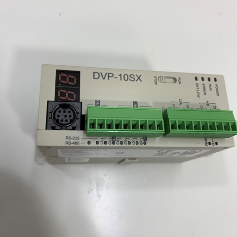 Delta PLC Controller CPU Module DVP10SX11R 4DI/2DO 2AI/2AO Supply 24V DC