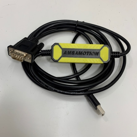 Cáp AMSAMOTION USB-PPI USB to RS485 Adapter Programming Cable Download For Siemens S7-200 Series PLC CPU226