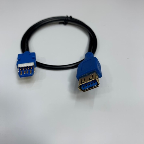 Cáp 0.5M 1.6ft USB 3.0 A/M to A/F Extension Cable E328232 AWM STYLE 20276 80°C 30V VW-1 Shielded