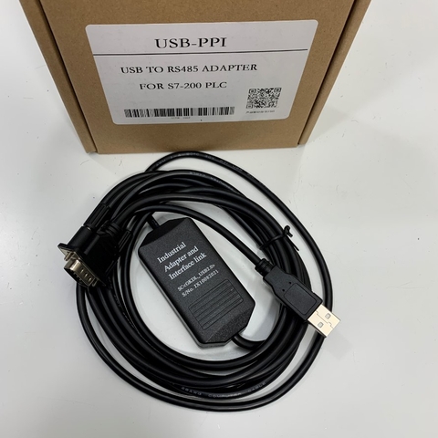 Cáp Vhbw USB-PPI USB to RS485 Adapter Programming Cable Download For Siemens S7-200 Series PLC CPU226