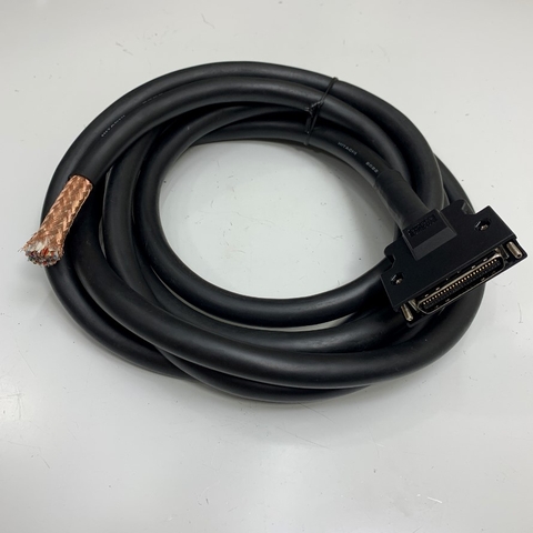 Cáp MR-J3CCN1CBL7M Dài 7M 23ft Connector Suntone SCSI MDR 50 Pin Male to 50 Core Bare Wire Open End Cable Hitachi 50 Core x 0.25mm² OD 13mm For Mitsubishi Servo CN1 Connection Terminal with Control