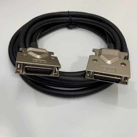 Cáp Molex SCSI MDR 36 Pin Male to Male Cable with Screw Dài 4M For Yaskawa Delta Panasonic Mitsubishi Sanyo Denki Servo and Motion Control Card