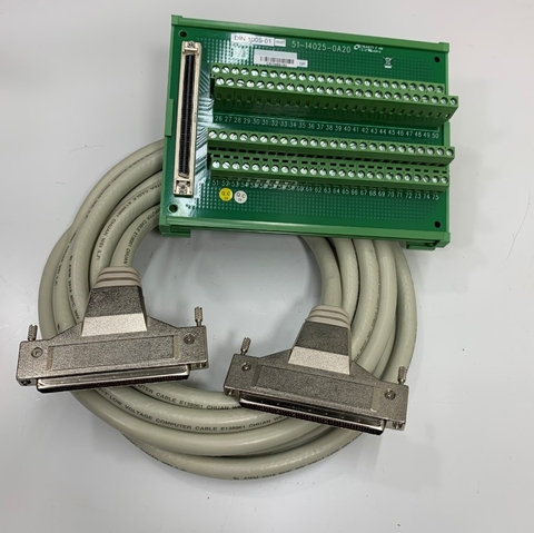 Bộ Cầu Đấu ADLINK DIN-100S-01 Terminal Board with 100-Pin SCSI-II Connector + ACL-102100-4 Dài 4M 13.3ft Cable