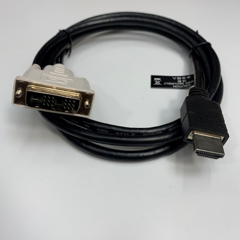 Cáp Chuyển Tín Hiệu 1.5M 5ft Wacom ORG HDMI Male to DVI-D 18+1 Male Adapter Cable For NDS Surgical Display Imaging Radiance 32