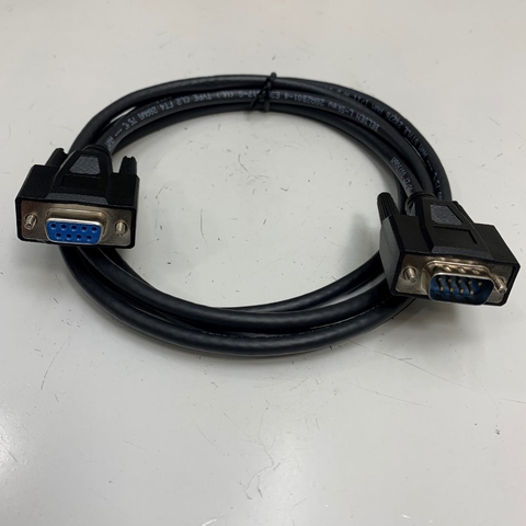 Cáp 1.8M 6ft RS232C Serial Communication Shielded Cable Null Modem DB9 Male to Female For Máy Xét Nghiệm Huyết Học MYTHIC 22 Analyzers witch Computer
